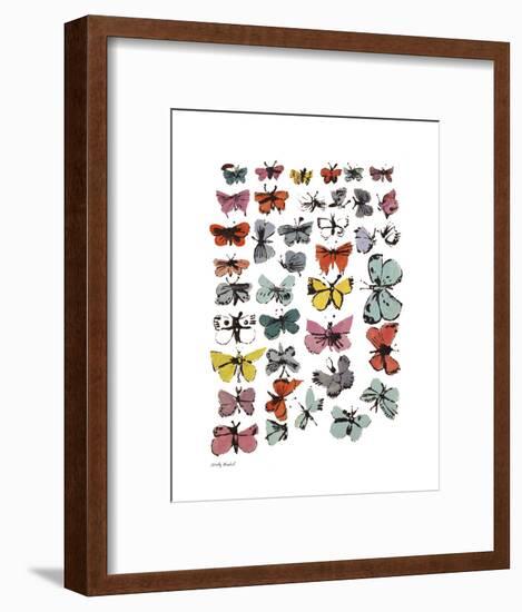 Butterflies, 1955 (Many/Varied Colors)-Andy Warhol-Framed Art Print