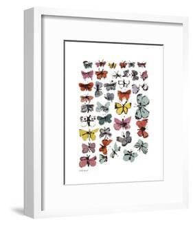 Butterflies, 1955 (Many/Varied Colors)-Andy Warhol-Framed Art Print