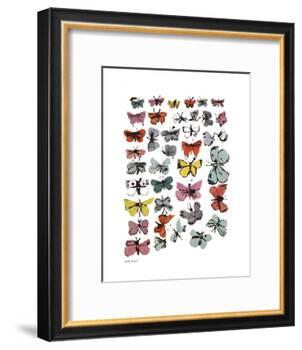 Butterflies, 1955 (Many/Varied Colors)-Andy Warhol-Framed Art Print