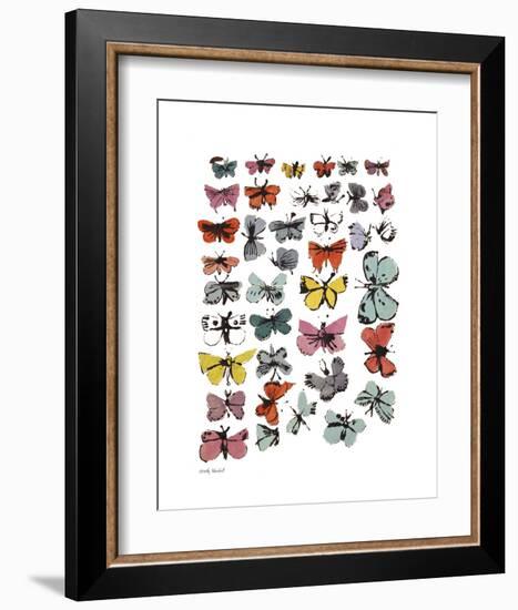 Butterflies, 1955 (Many/Varied Colors)-Andy Warhol-Framed Art Print