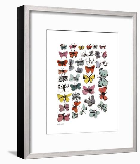 Butterflies, 1955 (Many/Varied Colors)-Andy Warhol-Framed Art Print