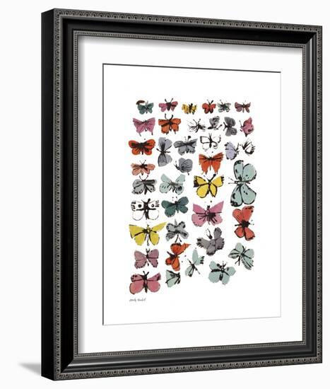 Butterflies, 1955 (Many/Varied Colors)-Andy Warhol-Framed Art Print