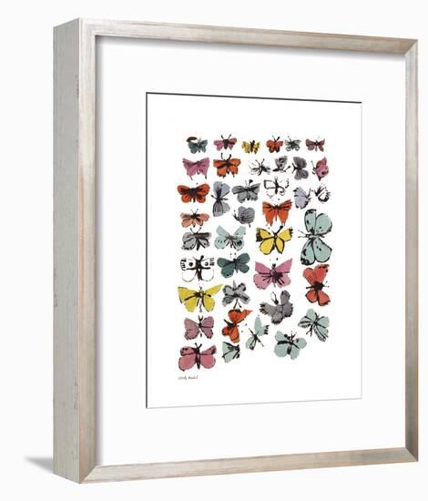 Butterflies, 1955 (Many/Varied Colors)-Andy Warhol-Framed Art Print