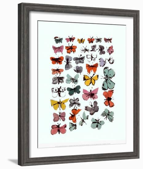 Butterflies, 1955-Andy Warhol-Framed Art Print