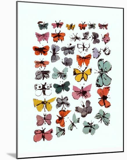 Butterflies, 1955-Andy Warhol-Mounted Art Print
