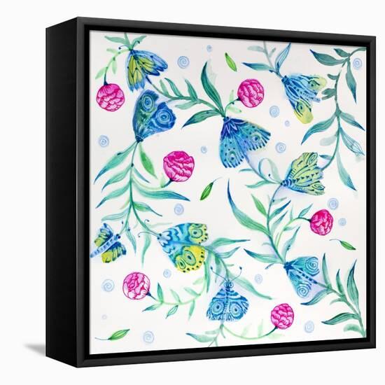 Butterflies 1-Oxana Zaiko-Framed Premier Image Canvas