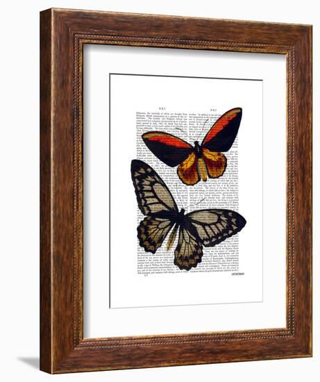 Butterflies 2-Fab Funky-Framed Art Print