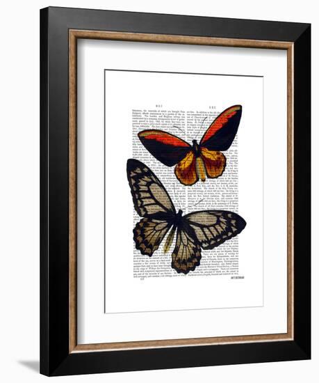 Butterflies 2-Fab Funky-Framed Art Print