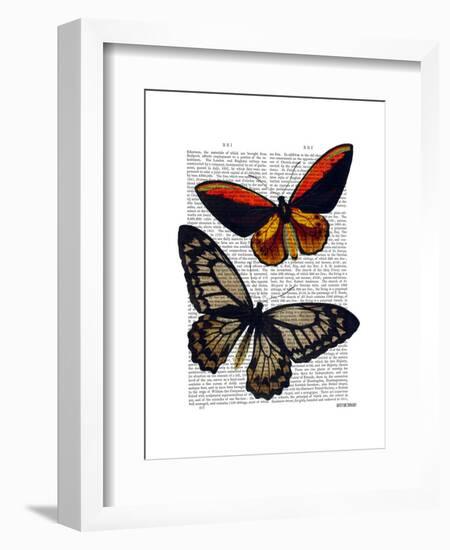 Butterflies 2-Fab Funky-Framed Art Print