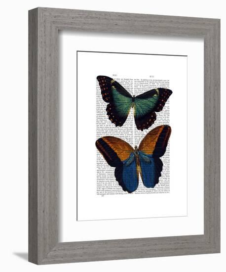 Butterflies 4-Fab Funky-Framed Art Print