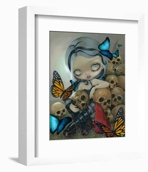 Butterflies and Bones-Jasmine Becket-Griffith-Framed Art Print