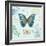 Butterflies and Botanicals 1-Christopher James-Framed Premium Giclee Print