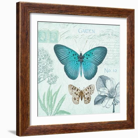 Butterflies and Botanicals 2-Christopher James-Framed Art Print