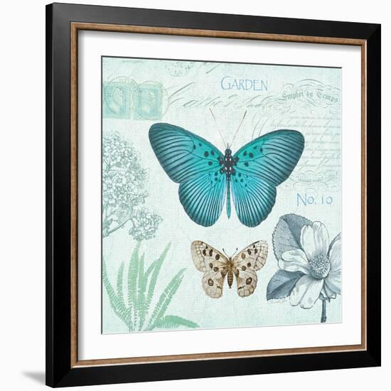 Butterflies and Botanicals 2-Christopher James-Framed Art Print