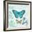 Butterflies and Botanicals 2-Christopher James-Framed Art Print