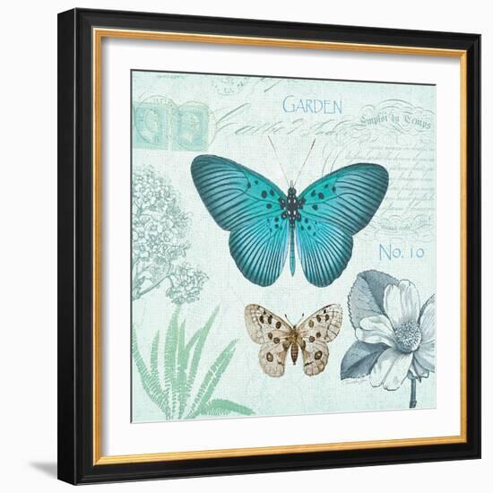 Butterflies and Botanicals 2-Christopher James-Framed Art Print