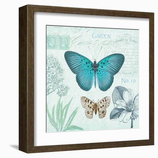 Butterflies and Botanicals 2-Christopher James-Framed Art Print