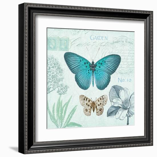 Butterflies and Botanicals 2-Christopher James-Framed Art Print