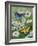 Butterflies and Daisies-Fred Szatkowski-Framed Art Print