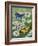 Butterflies and Daisies-Fred Szatkowski-Framed Art Print