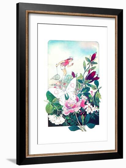 Butterflies and Ladybugs - Jack & Jill-Len Ebert-Framed Giclee Print