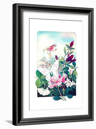 Butterflies and Ladybugs - Jack & Jill-Len Ebert-Framed Giclee Print