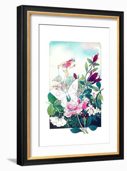 Butterflies and Ladybugs - Jack & Jill-Len Ebert-Framed Giclee Print