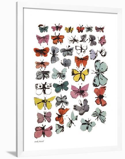 Butterflies, c.1955-Andy Warhol-Framed Giclee Print