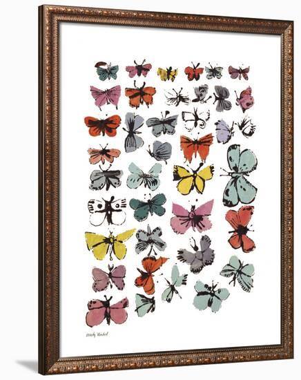 Butterflies, c.1955-Andy Warhol-Framed Giclee Print