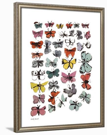 Butterflies, c.1955-Andy Warhol-Framed Giclee Print