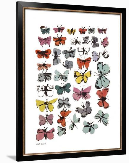 Butterflies, c.1955-Andy Warhol-Framed Giclee Print