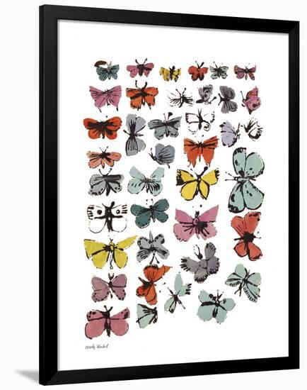 Butterflies, c.1955-Andy Warhol-Framed Giclee Print