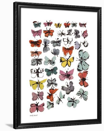 Butterflies, c.1955-Andy Warhol-Framed Giclee Print