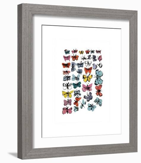 Butterflies, c.1955-Andy Warhol-Framed Giclee Print