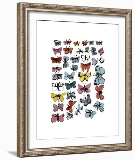 Butterflies, c.1955-Andy Warhol-Framed Giclee Print