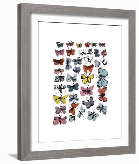 Butterflies, c.1955-Andy Warhol-Framed Giclee Print