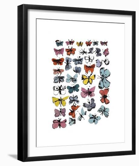 Butterflies, c.1955-Andy Warhol-Framed Giclee Print