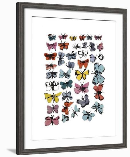 Butterflies, c.1955-Andy Warhol-Framed Giclee Print