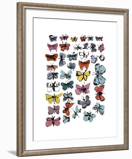 Butterflies, c.1955-Andy Warhol-Framed Giclee Print