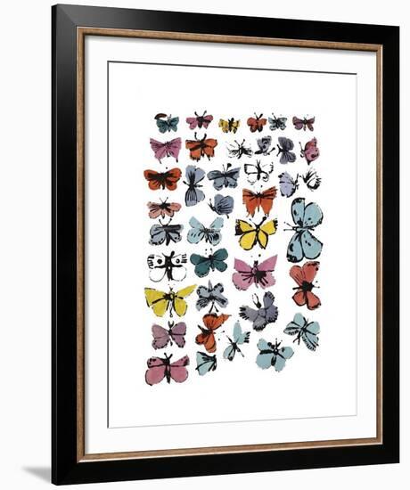 Butterflies, c.1955-Andy Warhol-Framed Giclee Print