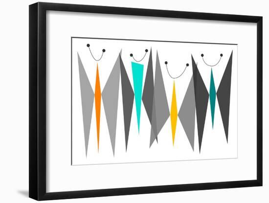 Butterflies - Grays-Tonya Newton-Framed Premium Giclee Print