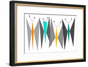 Butterflies - Grays-Tonya Newton-Framed Premium Giclee Print