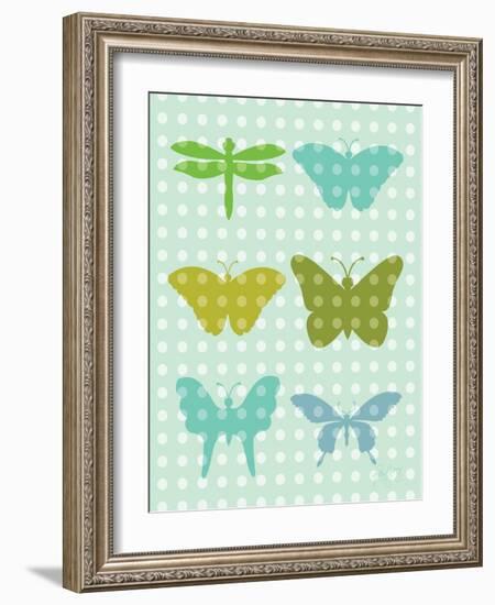 Butterflies I-Patty Young-Framed Art Print