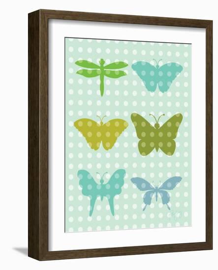 Butterflies I-Patty Young-Framed Art Print