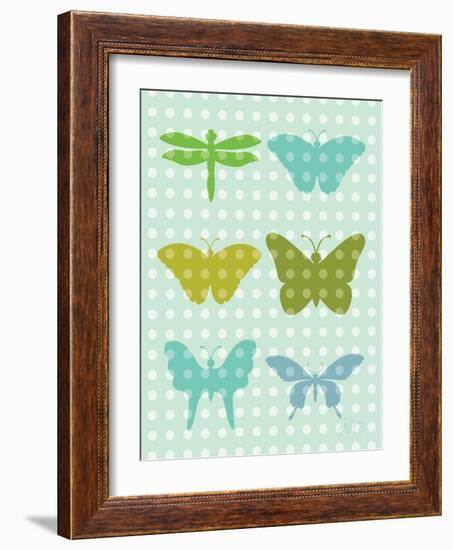 Butterflies I-Patty Young-Framed Art Print