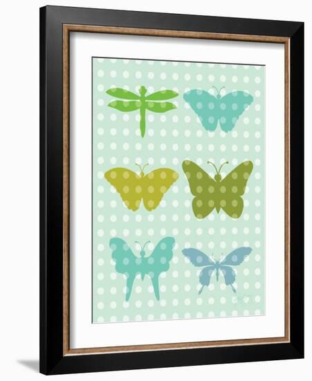 Butterflies I-Patty Young-Framed Art Print