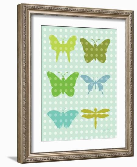 Butterflies II-Patty Young-Framed Art Print