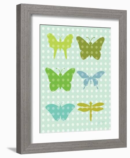 Butterflies II-Patty Young-Framed Art Print