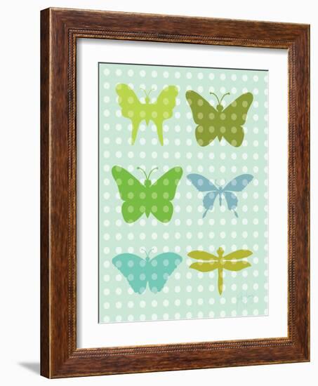 Butterflies II-Patty Young-Framed Art Print