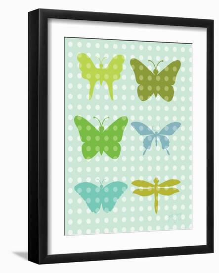 Butterflies II-Patty Young-Framed Art Print